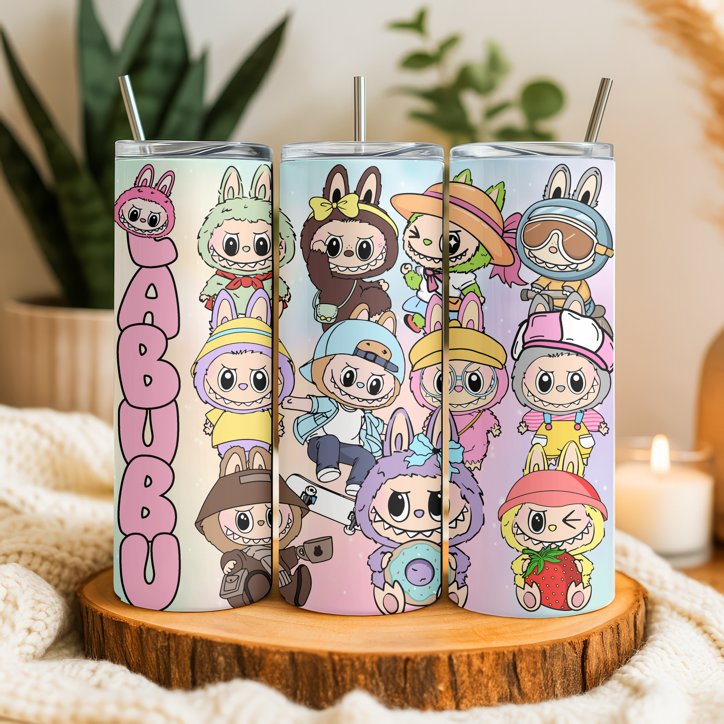 Tumbler 590 ml – Design Labubu Cute