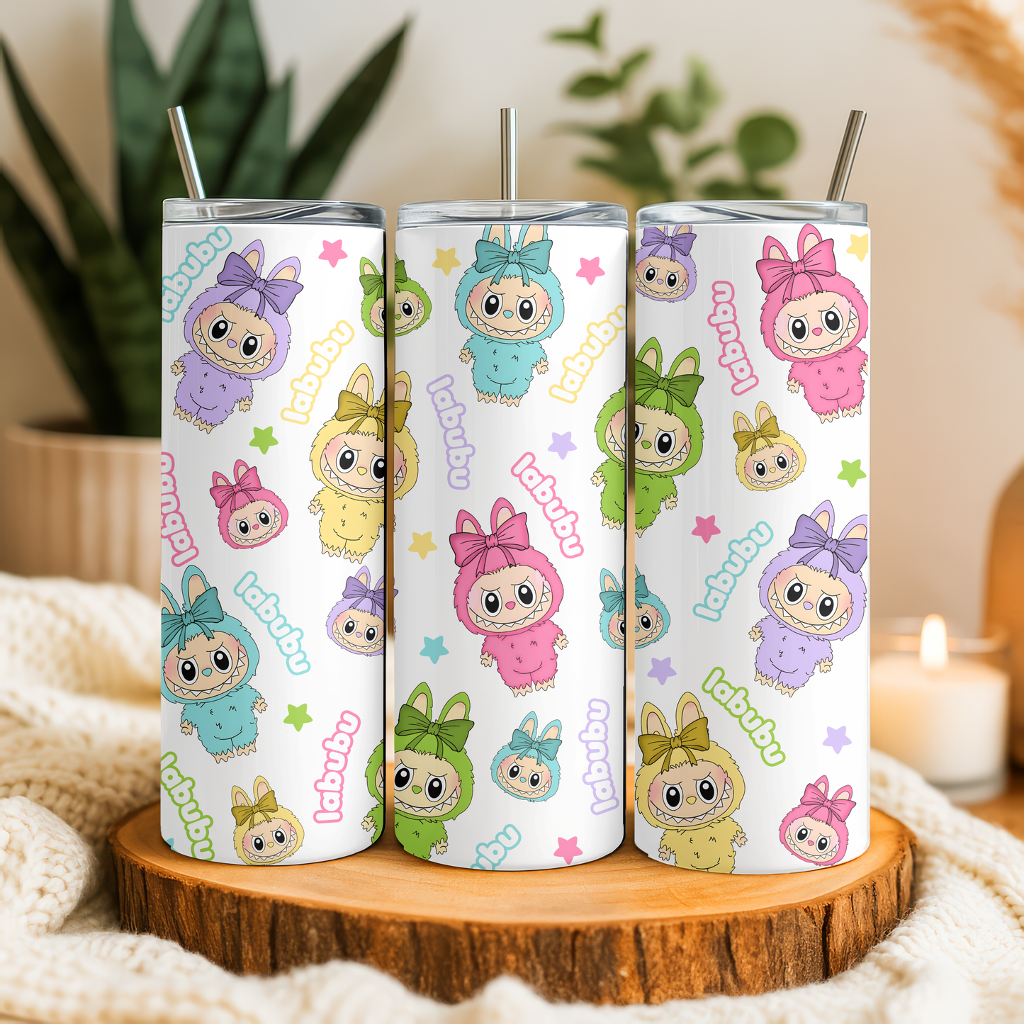 Tumbler 590 ml – Design Labubu Cute