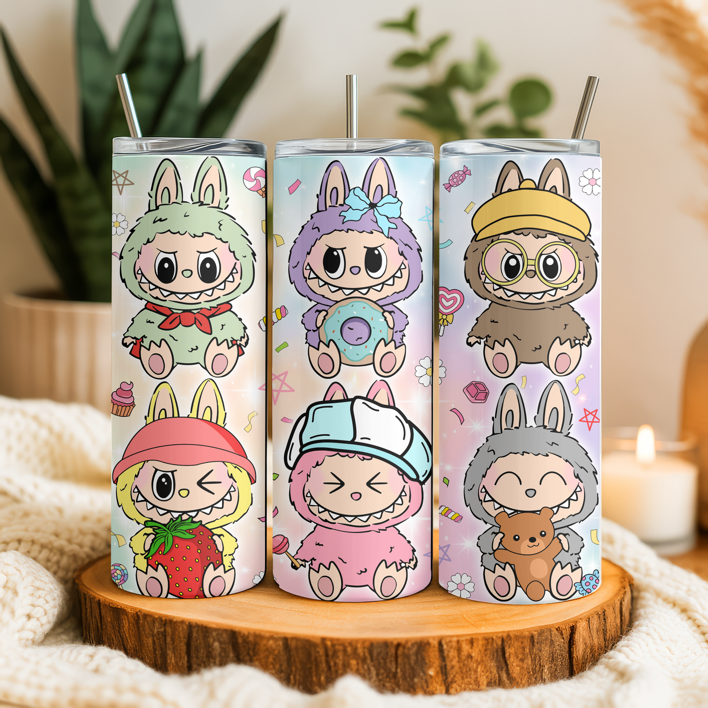 Tumbler 590 ml – Design Labubu Cute