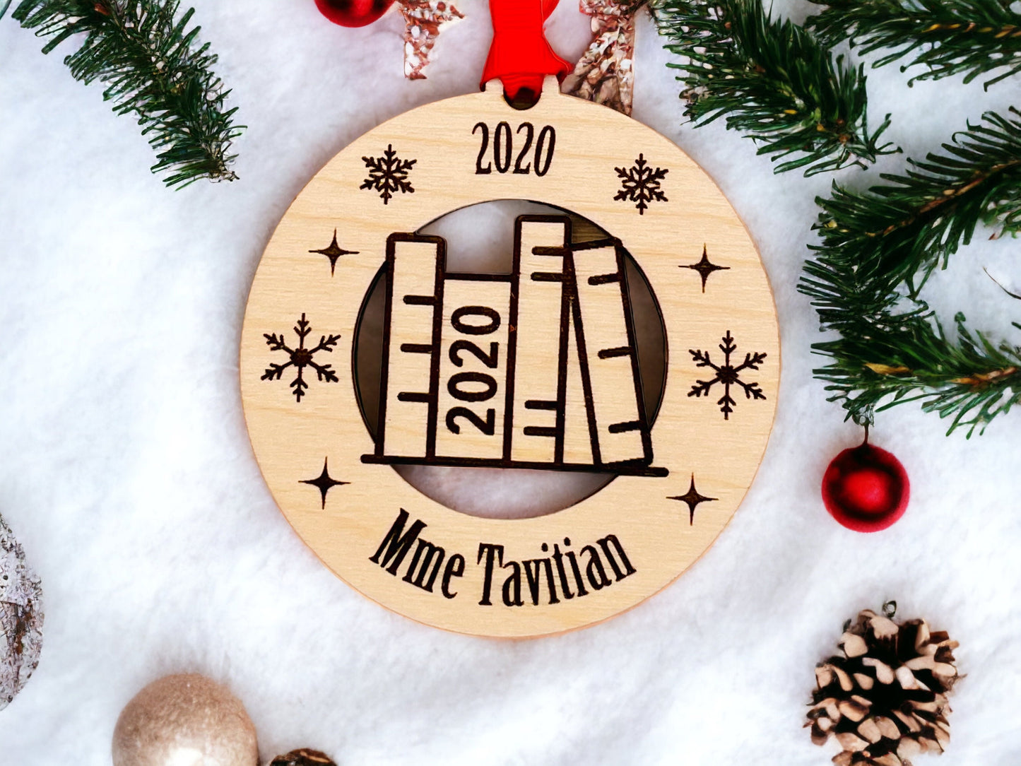 Ornement de Noël personnalisée pour professeur